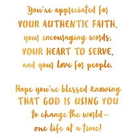 God Shines Through You Religious Clergy Appreciation Card for only USD 3.99 | Hallmark