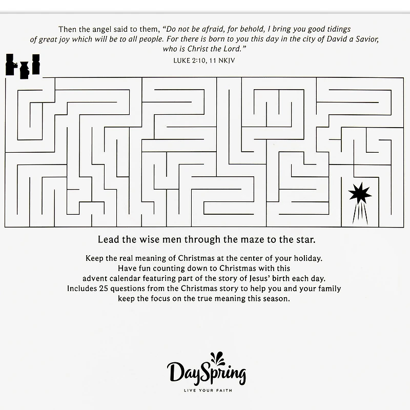 Nativity Scene Religious Advent Calendar for only USD 5.99 | Hallmark