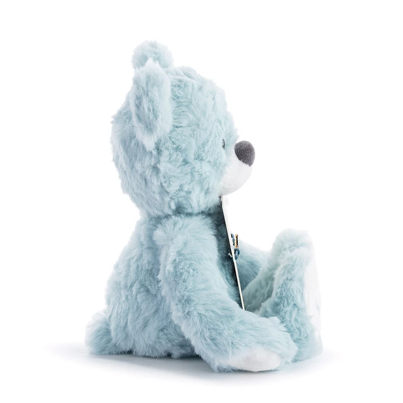 Demdaco Moon and Back Blue Plush Bear With Moon Bracelet for only USD 17.00 | Hallmark