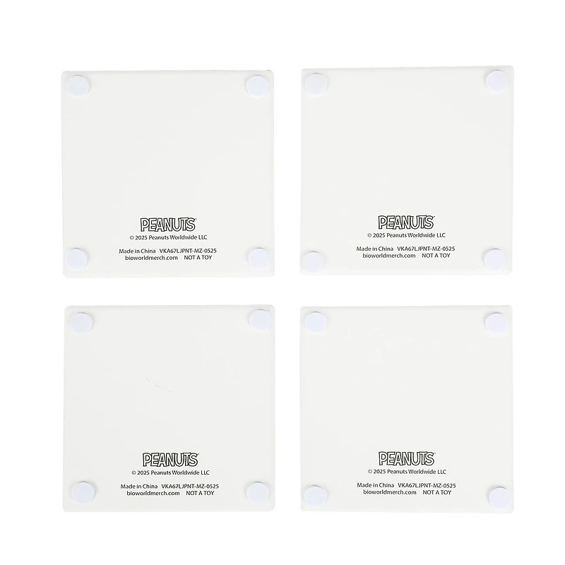 BioWorld Peanuts Gang Holiday Ceramic Coasters, Set of 4 for only USD 19.99 | Hallmark