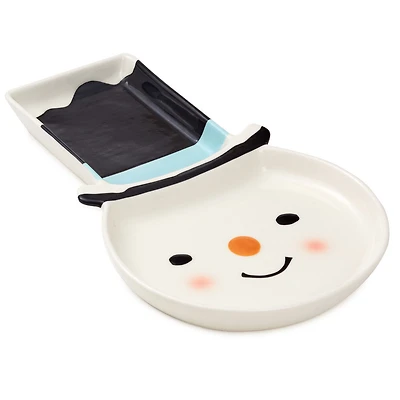 Snowman in Top Hat Divided Serving Platter, 14" L for only USD 29.99 | Hallmark