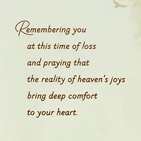 Heaven Is Our Forever Home Religious Sympathy Card for only USD 4.99 | Hallmark