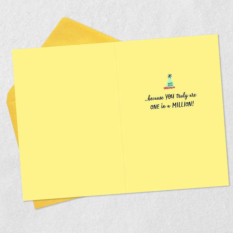 You're One In A Million Birthday Card for only USD 0.99 | Hallmark