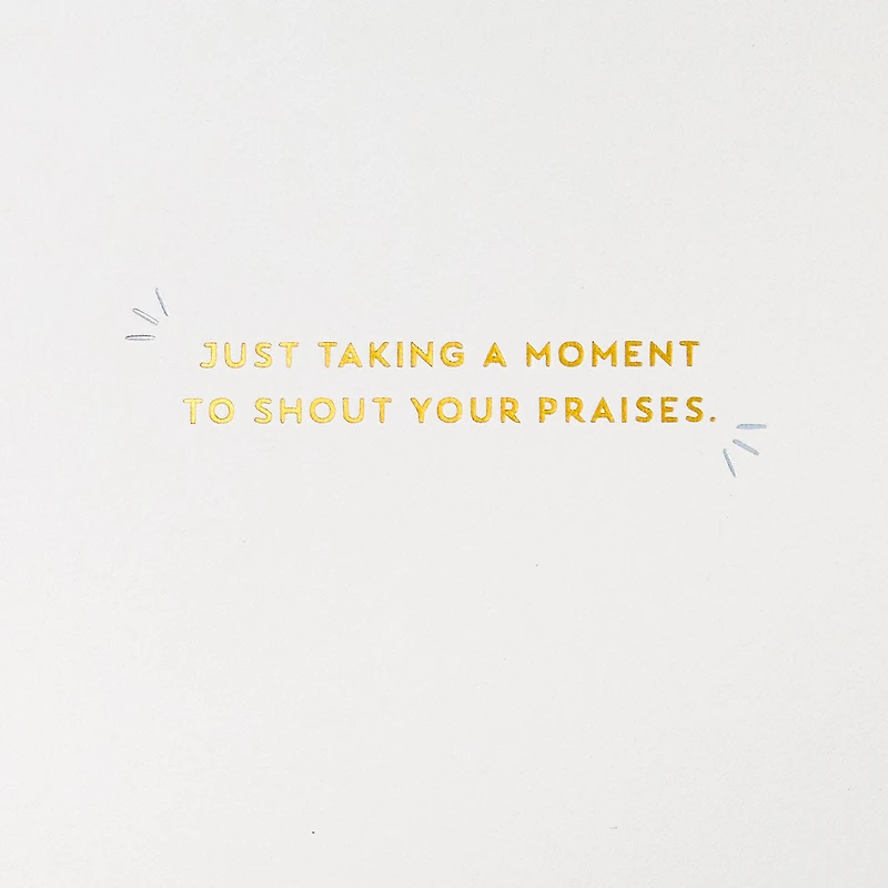 Shouting Your Praises Thank You Card for only USD 7.59 | Hallmark