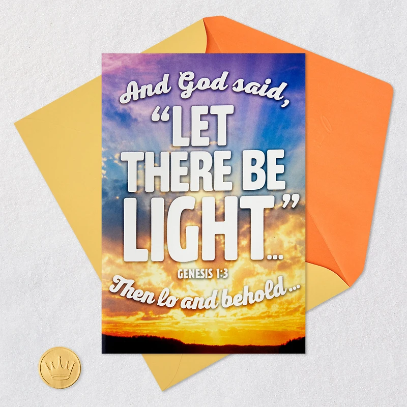 Let There Be Light Pop-Up Musical Birthday Card for only USD 9.99 | Hallmark