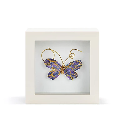 Demdaco Beautiful Soul Purple Butterfly Small Shadow Box Wall Decor, 4" for only USD 24.99 | Hallmark