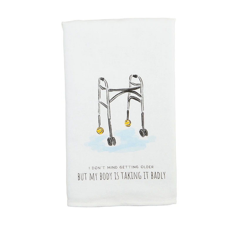 Mud Pie Getting Older Funny Tea Towel for only USD 9.99 | Hallmark