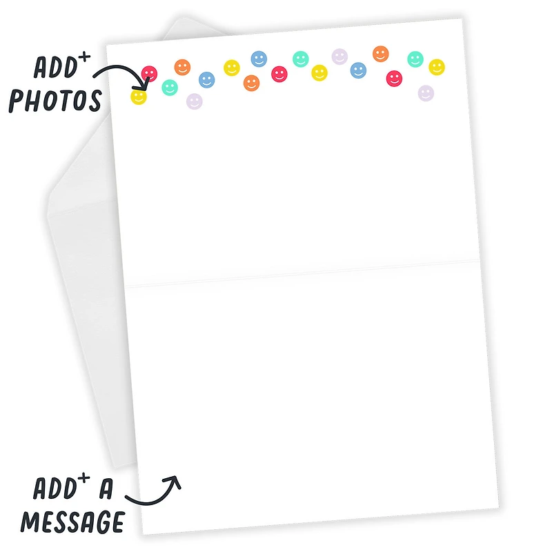 Personalized Smiley Face Photo Card for only USD 4.99 | Hallmark