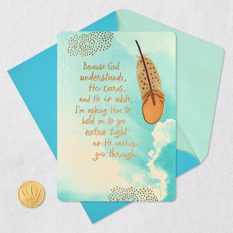 Asking God to Hold On Extra Tight Religious Thinking of You Card for only USD 4.99 | Hallmark