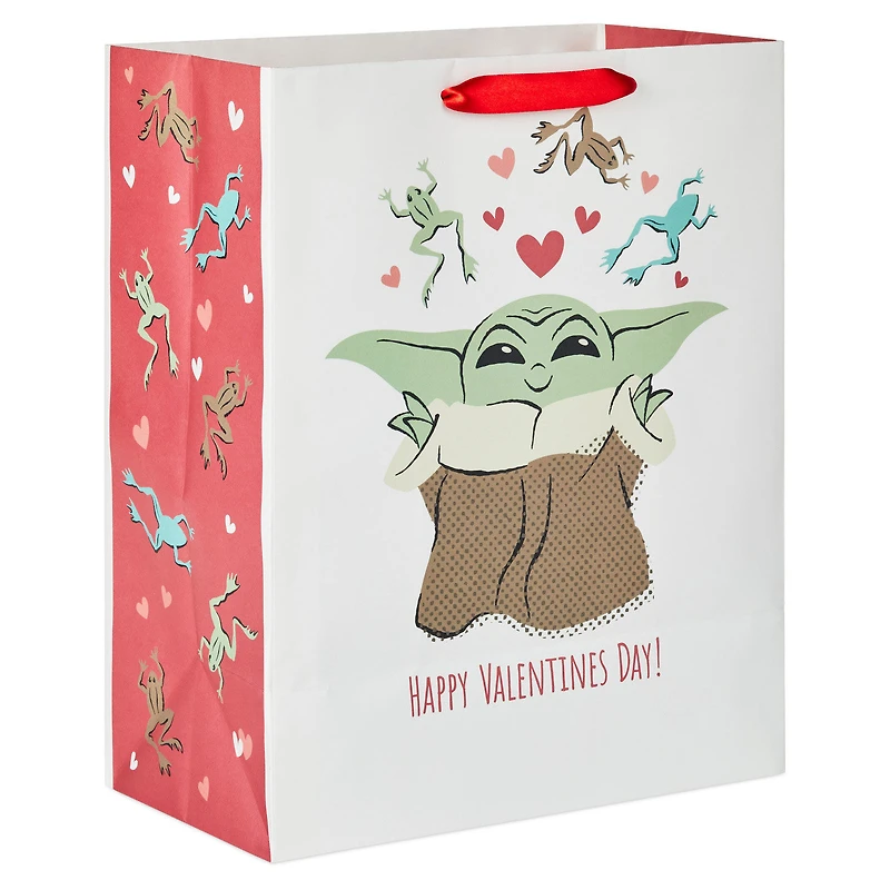 13" Star Wars: The Mandalorian™ Grogu™ Large Valentine's Day Gift Bag for only USD 4.49 | Hallmark