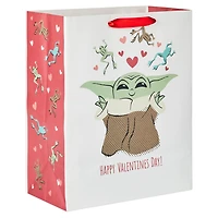 13" Star Wars: The Mandalorian™ Grogu™ Large Valentine's Day Gift Bag for only USD 4.49 | Hallmark