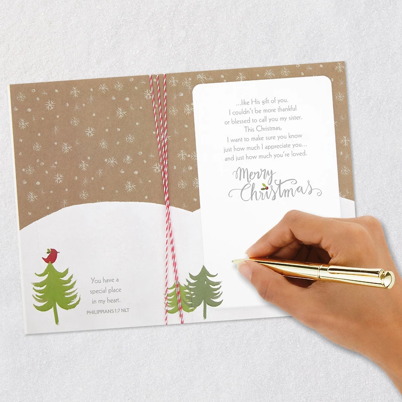 You're the Best Gift Religious Christmas Card for Sister for only USD 5.59 | Hallmark