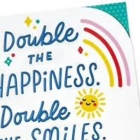 Double the Happiness Baby Shower Card for Twins for only USD 4.59 | Hallmark