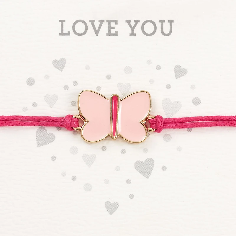 Demdaco Love You Bear Stuffed Animal With Butterfly Bracelet for only USD 18.99 | Hallmark