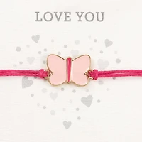 Demdaco Love You Bear Stuffed Animal With Butterfly Bracelet for only USD 18.99 | Hallmark