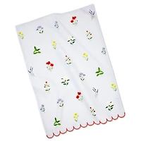 Floral and Stripe Scalloped Tea Towels, Set of 2 for only USD 24.99 | Hallmark
