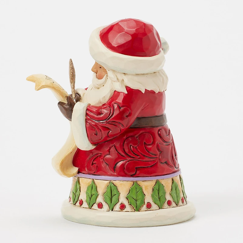 Jim Shore Heartwood Creek Santa With List Mini Figurine, 3.86" for only USD 27.99 | Hallmark