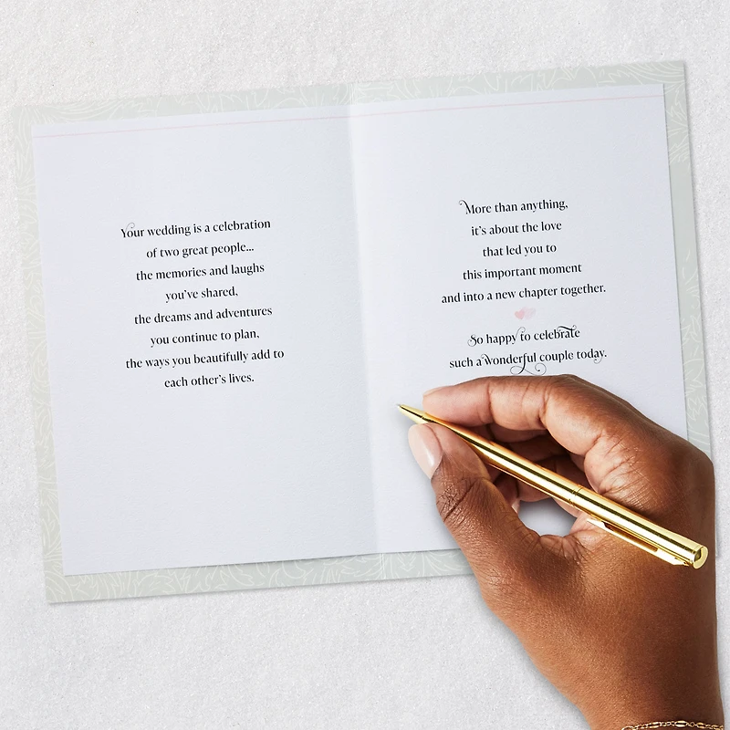 Happy to Celebrate a Wonderful Couple Wedding Card for only USD 7.59 | Hallmark