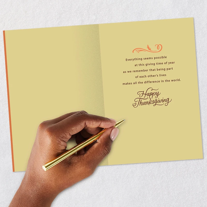 Everything Seems Possible Thanksgiving Card for only USD 2.00 | Hallmark