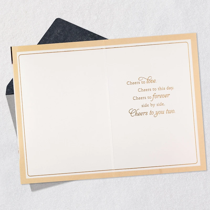 Cheers to You Two Wedding Card for only USD 4.59 | Hallmark