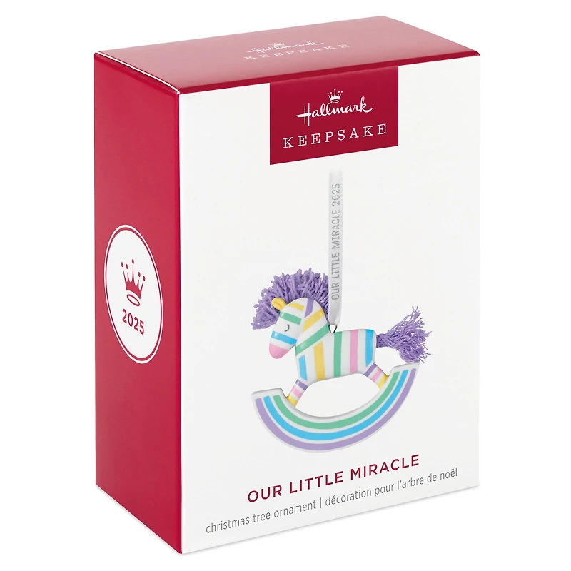 Our Little Miracle 2025 Porcelain Ornament for only USD 24.99 | Hallmark