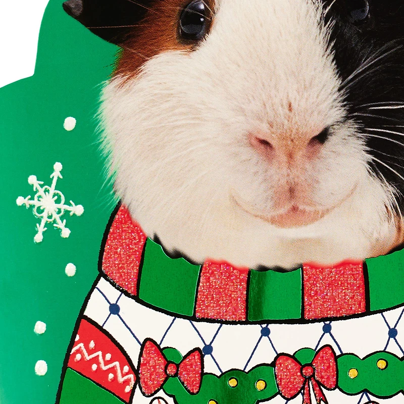 Singing Guinea Pig Funny Musical Christmas Card for only USD 5.99 | Hallmark
