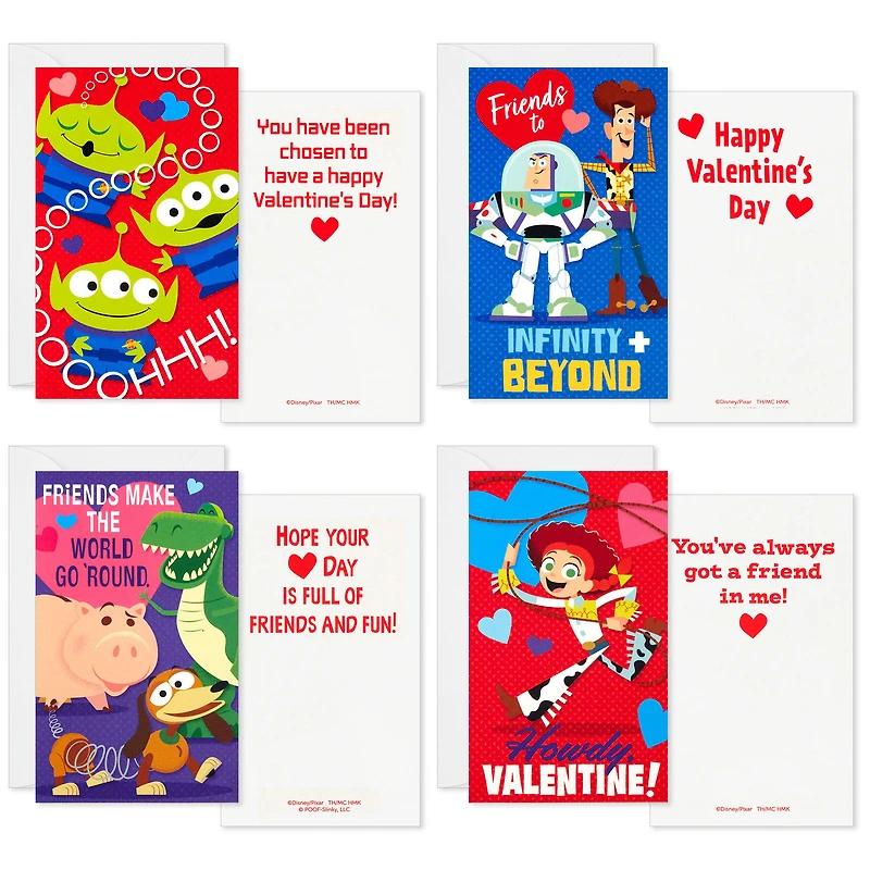 Disney and Pixar Toy Story Kids Classroom Valentines Set With Cards and Mailbox for only USD 14.99 | Hallmark