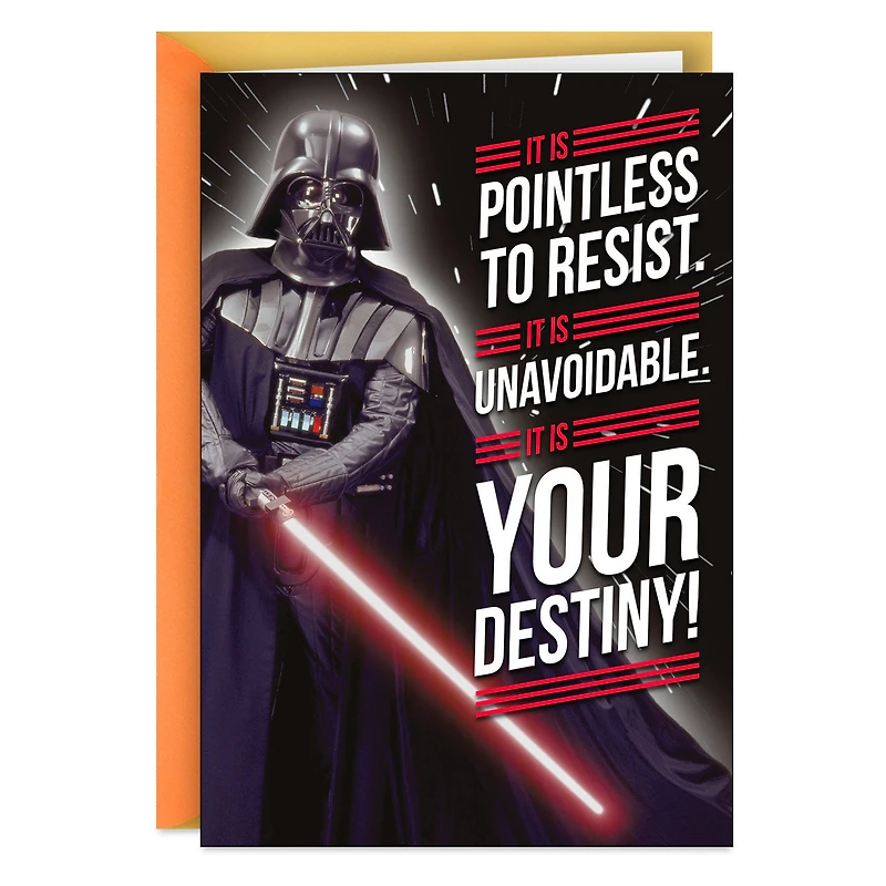 Star Wars™ Darth Vader™ It's Your Destiny Funny Birthday Card for only USD 2.99 | Hallmark