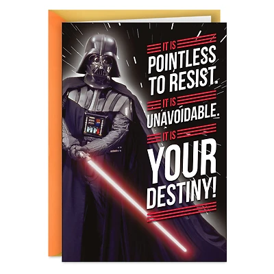 Star Wars™ Darth Vader™ It's Your Destiny Funny Birthday Card for only USD 2.99 | Hallmark