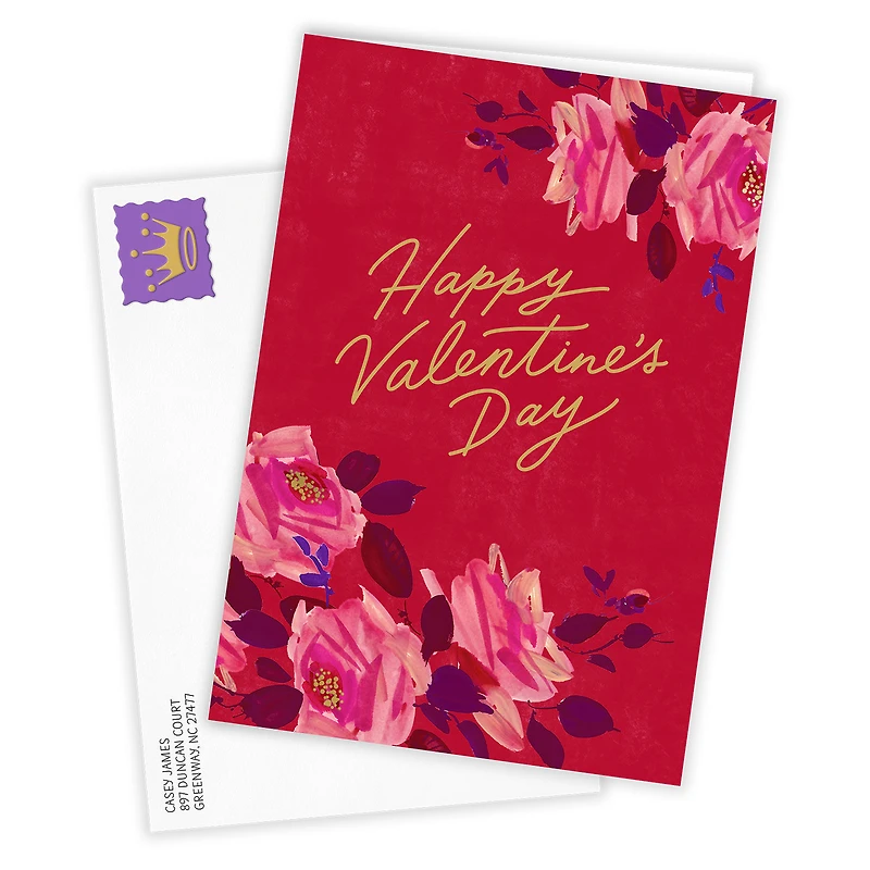 Lovely Floral Custom Valentine's Day Card for only USD 4.99 | Hallmark