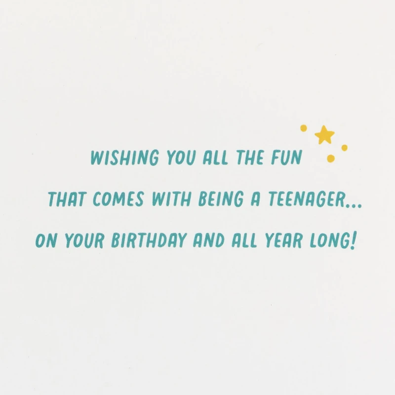 All the Fun 13th Birthday Card for only USD 2.99 | Hallmark