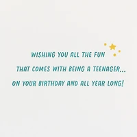 All the Fun 13th Birthday Card for only USD 2.99 | Hallmark
