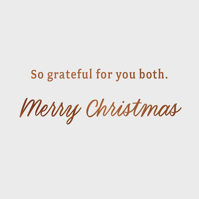 Grateful for You Both Christmas Card for Nephew and Partner for only USD 2.99 | Hallmark