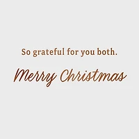 Grateful for You Both Christmas Card for Nephew and Partner for only USD 2.99 | Hallmark