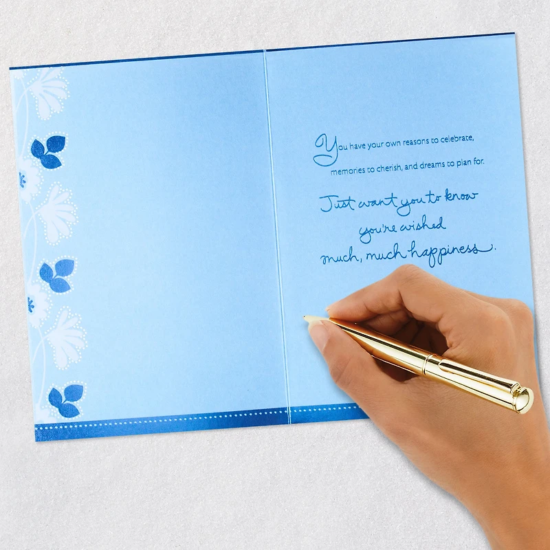 Wishing You Much Happiness Anniversary Card for only USD 5.99 | Hallmark