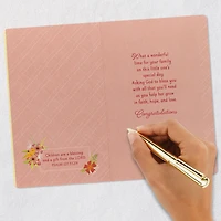 Faith, Hope and Love Religious Christening Card for Baby Girl for only USD 4.99 | Hallmark