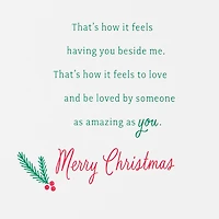 I'm Glad It's You Beside Me Christmas Card for Wife for only USD 7.99 | Hallmark