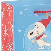 6.5" Peanuts® Snoopy and Woodstock Ice-Skating Small Christmas Gift Bag for only USD 2.49 | Hallmark