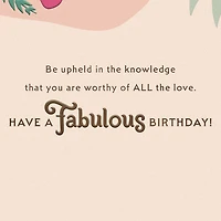 Sis, You're Worthy of All the Love Birthday Card for Her for only USD 4.99 | Hallmark