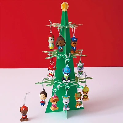 Paw Patrol™ Hallmark Countdown Calendar Paper Tree Set With 12 Mini Ornaments for only USD 34.99 | Hallmark