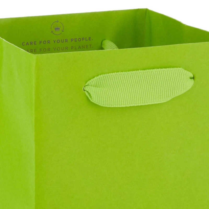 13" Lime Green Wine Gift Bag for only USD 3.49 | Hallmark
