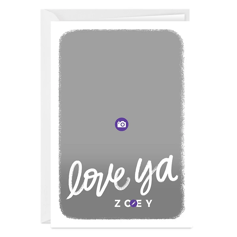 Personalized Love Ya Photo Card for only USD 4.99 | Hallmark