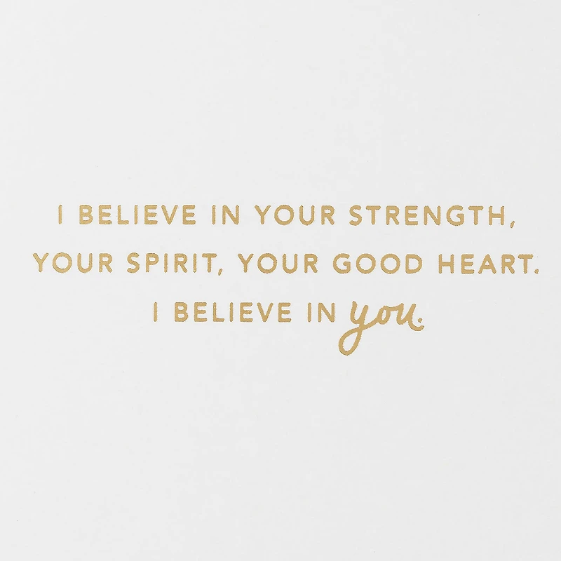 ArtLifting I Believe in You Encouragement Card for only USD 3.99 | Hallmark