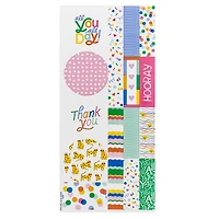 Wavy Pink Plaid on Red Tissue Paper Wrapping Kit for only USD 2.99 | Hallmark