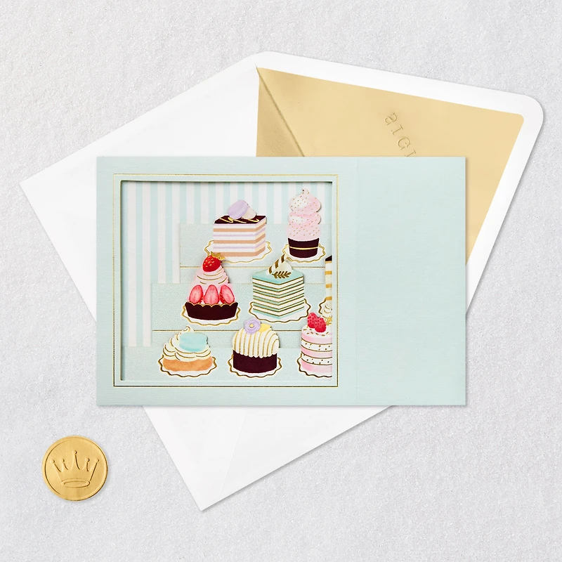 Retro Dessert Case 3D Pop-Up Birthday Card for only USD 8.99 | Hallmark