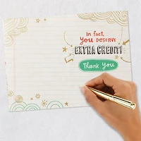 You Deserve Extra Credit Thank-You Card for Teacher for only USD 4.59 | Hallmark