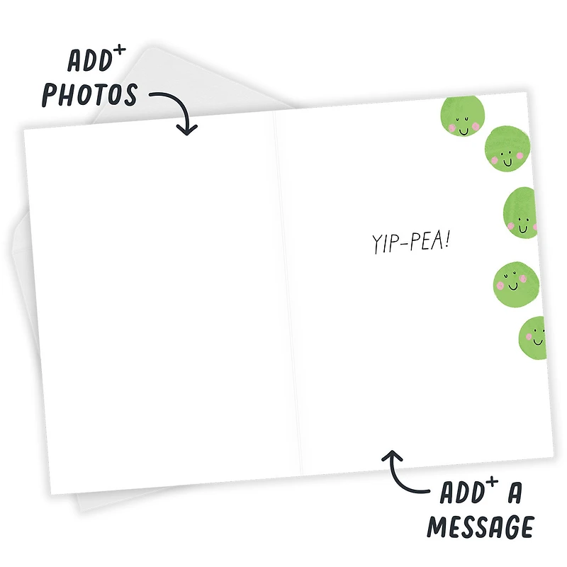 Hap-pea Day Funny Custom Birthday Card for only USD 4.99 | Hallmark