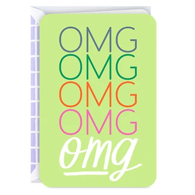 OMG Congratulations Card for only USD 2.99 | Hallmark