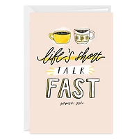 Gilmore Girls Talk Fast Custom Card for only USD 4.99 | Hallmark