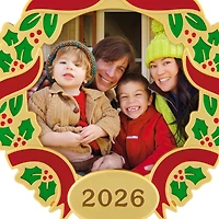 Our Family Christmas 2026 Photo Frame Metal Ornament for only USD 24.99 | Hallmark